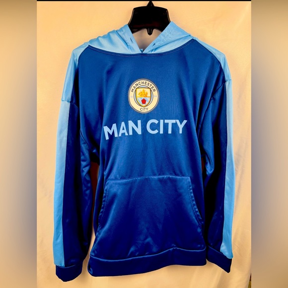 Manchester City sweatshirt/hoodie. Blue. Men’s XL. - Picture 1 of 4